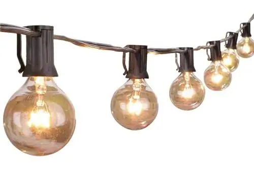 Brightown Outdoor String Lights 25 футов G40 Globe Patio Lights