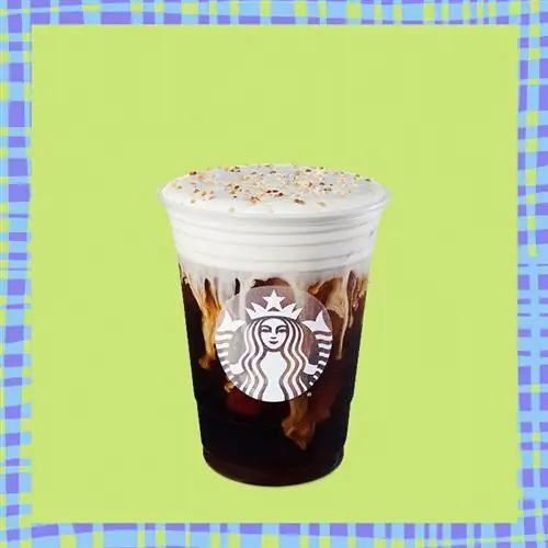Холодное пиво Starbucks с белым шоколадом и кремом макадамия