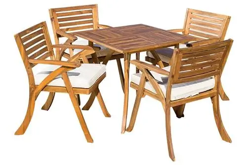 Christopher Knight Home Hermosa Acacia Wood Обеденный сервиз Christopher Knight Home Hermosa Acacia Wood Обеденный сервиз