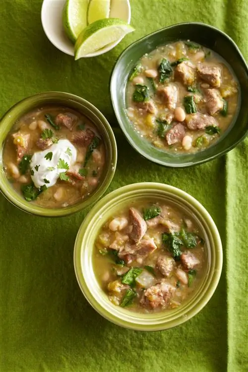 Суп чили верде