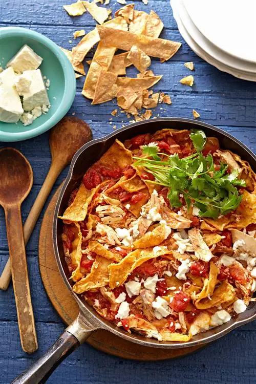 Куриные чилакилес