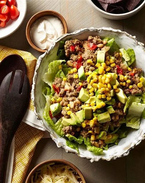 Салат тако в медленноварке