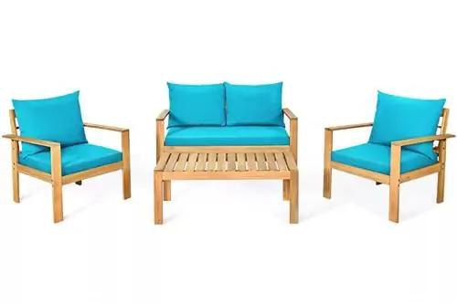 Набор мебели для патио Costway 4PCS
