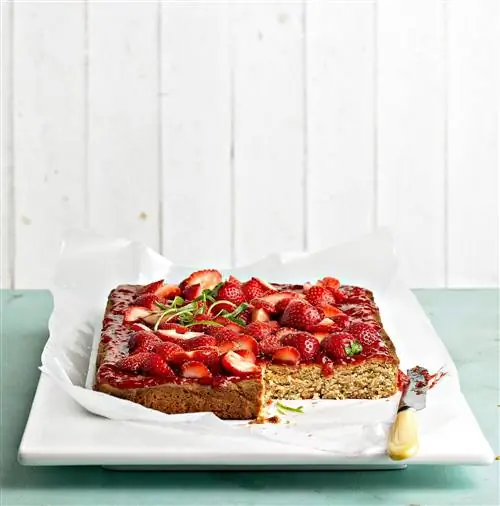 Батончики со свежей клубникой