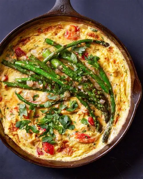 Крабовая спаржа Frittata