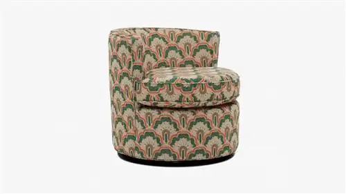 Вращающееся кресло Deco Peacock Carly