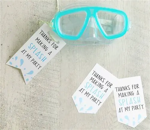 сувениры для вечеринки у бассейна