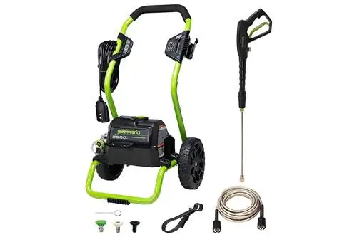 Электрическая мойка высокого давления Greenworks 2000