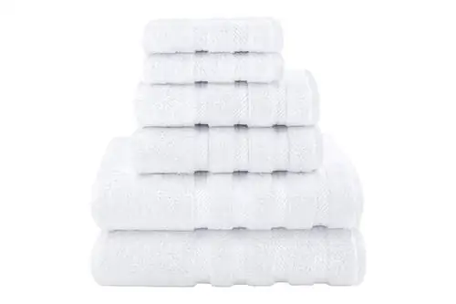 Набор полотенец American Soft Linen Luxury из 6 предметов, белый