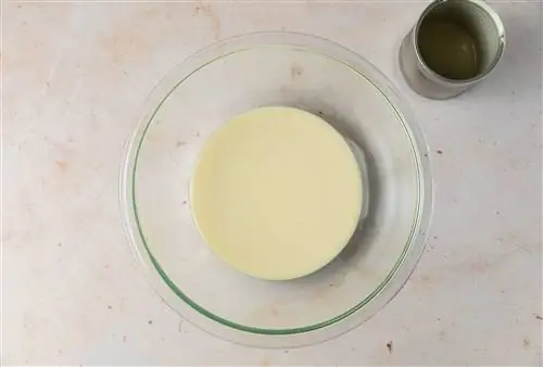 сгущенное молоко в миске