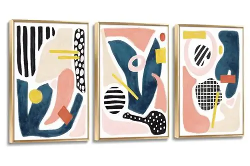 ArtbyHannah 12x16 дюймов, золотая рамка, холст, настенный набор для рисования