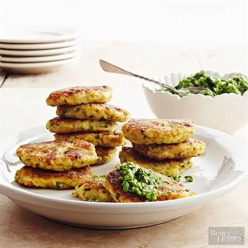 Цветная капуста-рисовые лепешки