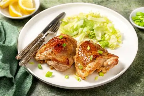 куриные бедра с лимоном и имбирем