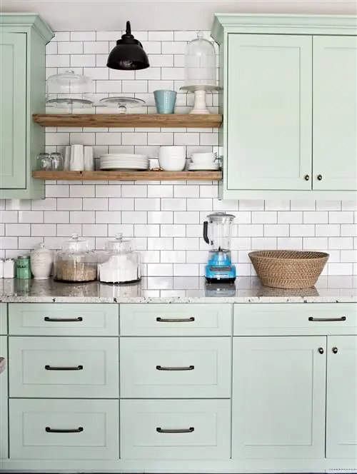 19 популярных цветов кухонного шкафа с долговечной привлекательностью