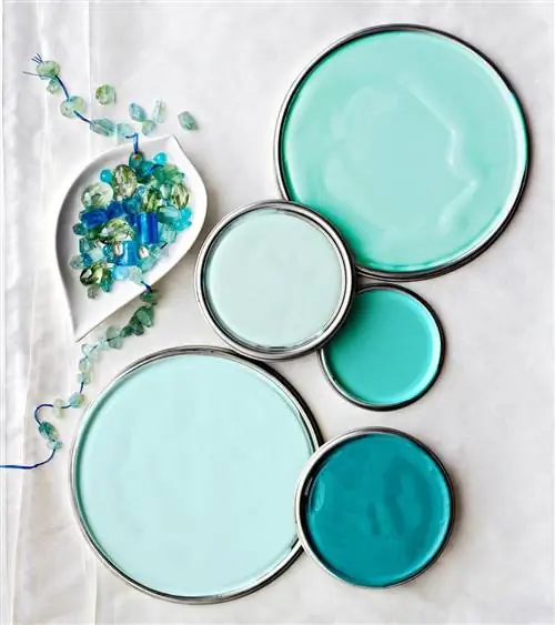 бирюзовые крышки