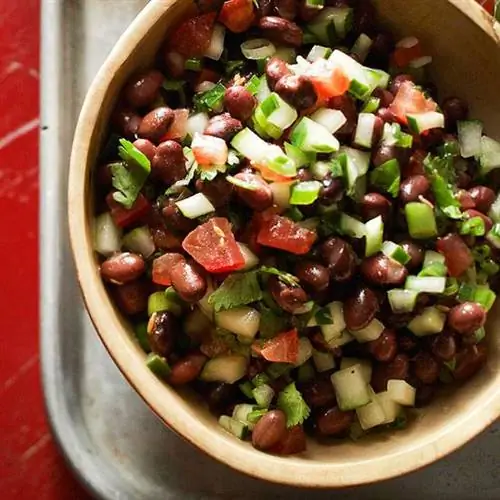 Сальса из черной фасоли