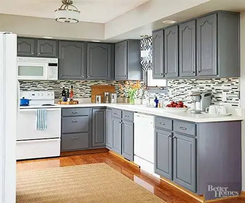 серая кухня