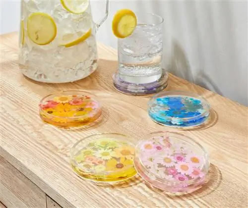 прессованные цветочные подставки