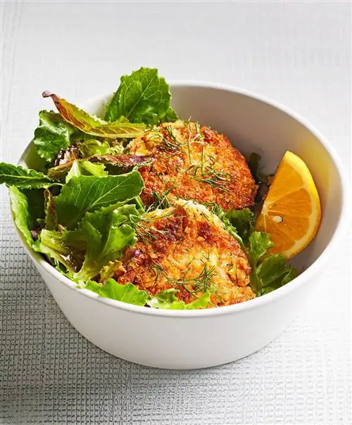 Лимонно-укропные лепешки с лососем