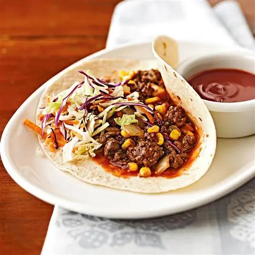 Роллы с говядиной и капустой