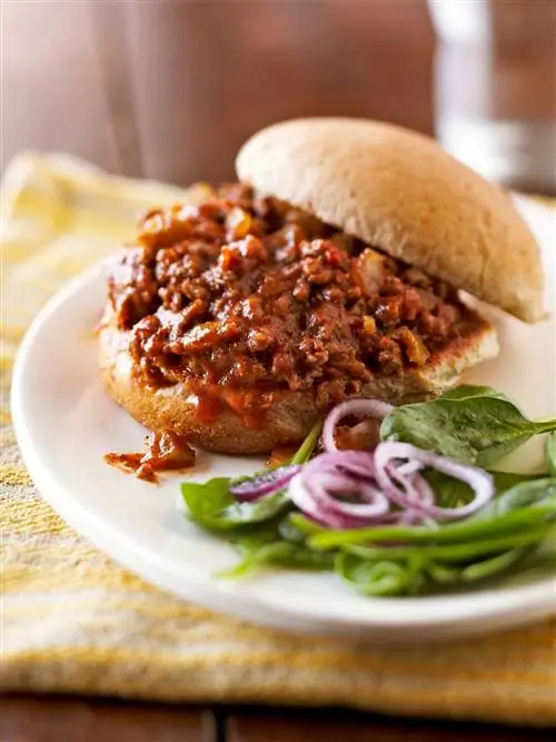 Сэндвичи с говядиной сальса