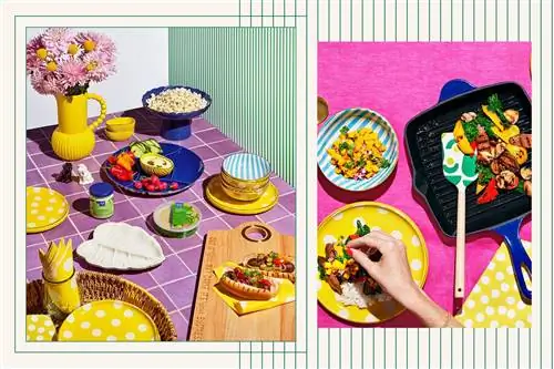 Последняя мишень от Табиты Браун с красочным декором и вкусными веганскими закусками