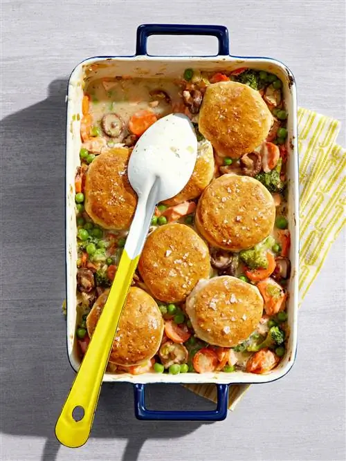 Запеканка для пирога с лососем