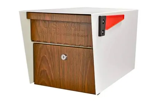 Mail Boss Mail Manager Блокирующий почтовый ящик, установленный на столбе