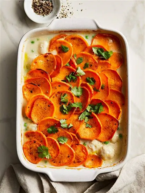 Пастуший пирог с фрикадельками из индейки