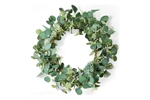LIFEFAIR Зеленый венок из листьев эвкалипта