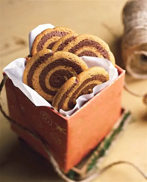 Арахисовое масло и шоколадные вертушки