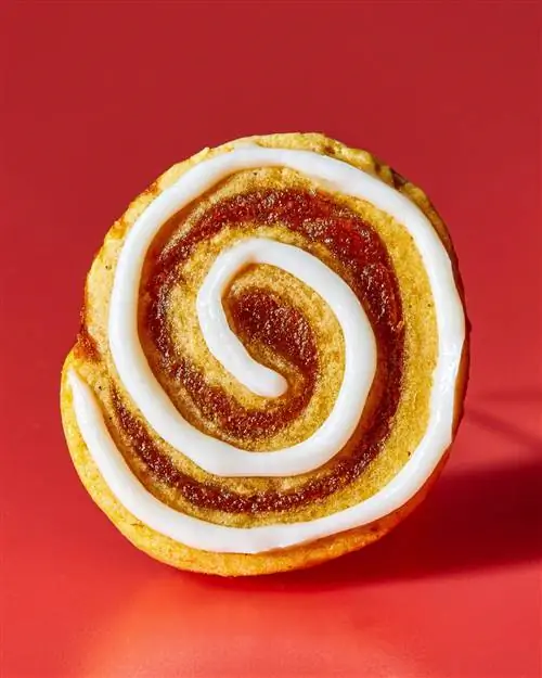 Тыквенное печенье со специями в виде спирали