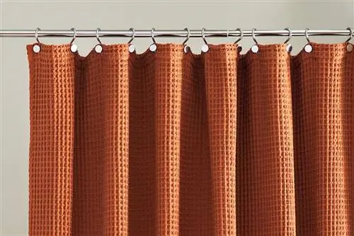 West Elm Плюшевая вафельная занавеска для душа