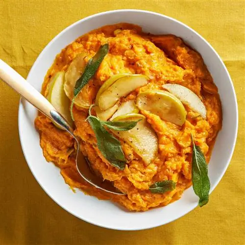 Картофельное пюре из белого чеддера