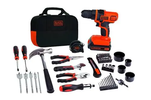 BLACK+DECKER Набор инструментов для дома из 68 предметов