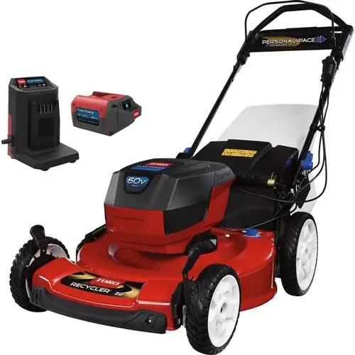 Персональная газонокосилка Toro Recycler с литий-ионным аккумулятором 60 В