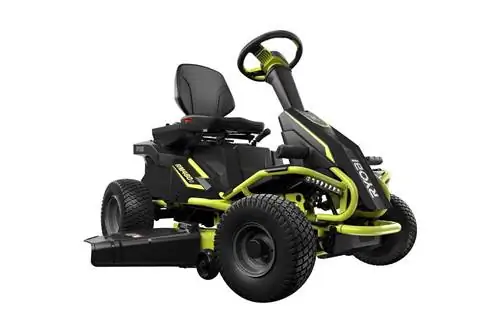RYOBI 38-дюймовая электрическая косилка 100 Ач