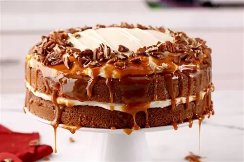 Карамельный пряный торт