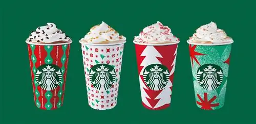 Дизайн праздничных чашек Starbucks 2022