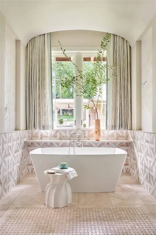 нейтральная ванная комната