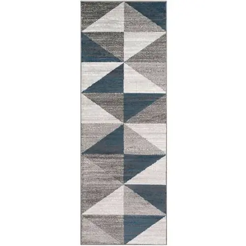 Lambdin Power Loom Performance Небесно-голубой темно-синий ковер