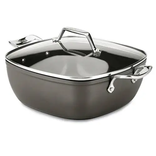 All-Clad 5 Qt. Суповая кастрюля Essentials с антипригарным покрытием и крышкой