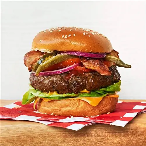 Салфетки для деревянного стола Chevalo’s Marinated Burgers в мелкую клетку
