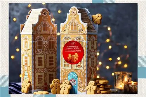 Пряничный музыкальный домик Target x Marks & Spencer и мини-пряничное печенье