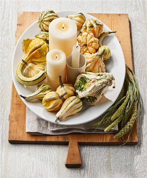 Подсвечники с розами Fall Centerpiece