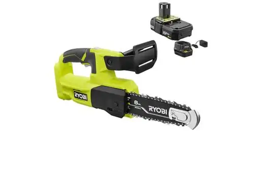 Аккумуляторная бензопила Ryobi One+ для обрезки деревьев Аккумуляторная бензопила Ryobi One+ для обрезки деревьев