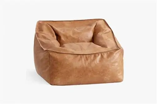 Современный шезлонг Pottery Barn для подростков из веганской кожи