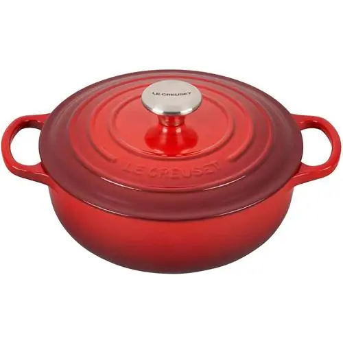 Amazon Le Creuset Эмалированная чугунная фирменная сотейница, 3,5 кварты Amazon Le Creuset Эмалированная чугунная фирменная сотейница, 3,5 кварты