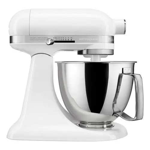 Kitchenaid Artisan Mini Plus 3,5 кварты. Стационарный миксер с откидной головкой и венчиком Flex Edge