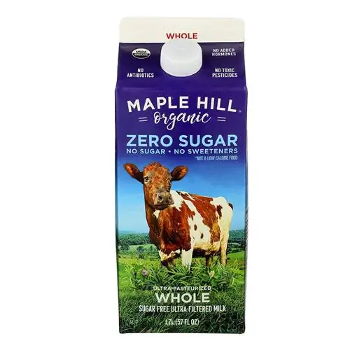 Maple Hill органическое молоко без сахара Maple Hill органическое молоко без сахара
